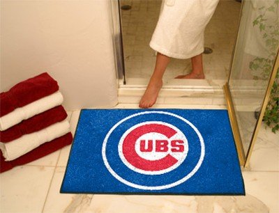 MLB - Chicago Cubs 5ft. x 8 ft. Plush Area Rug