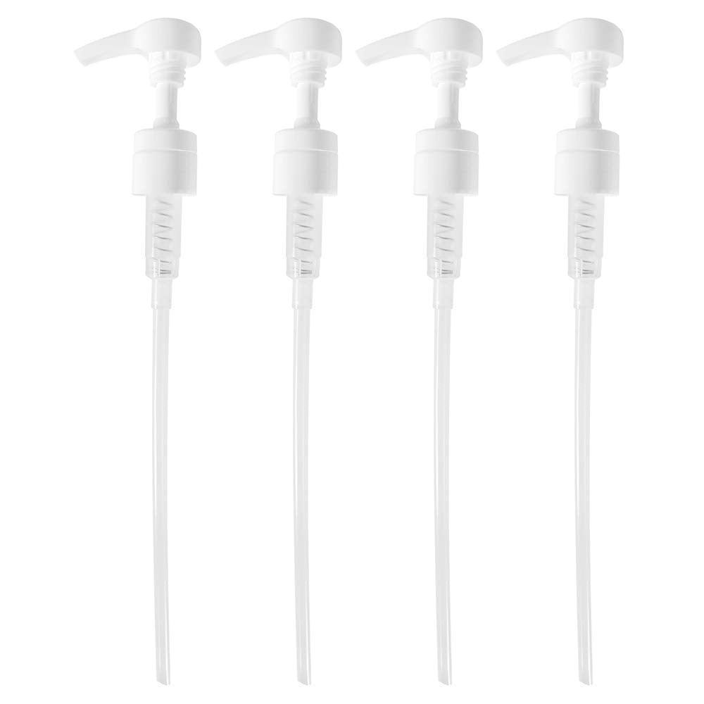 4-Pack Liter 33.8 Oz Shampoo Conditioner Pump Dispenser | Fits Most Leading Brands Of Liter Shampoo And Conditioner Containers W