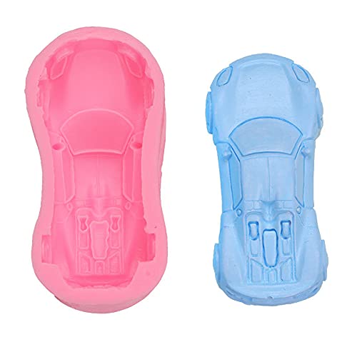 Cestony 3D Racing Car Shaped Silicone Molds For Diy Cake Fondant Biscuit Cookies Soap Sugar Pudding Chocolate Hard Candies Desse