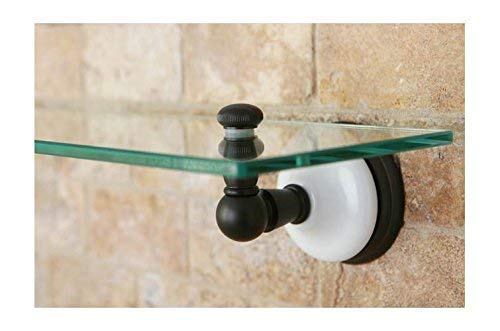 Kingston Brass BA1119ORB Victorian Cosmetic Glass Shelf  Oil Rubbed Bronze