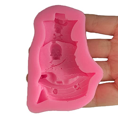 Gulinaza Ship Series Silicone Molds For Diy Cake Fondant Biscuit Cookies Sugar Pudding Chocolate Hard Candies Dessert Decor Sail