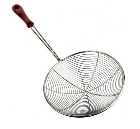 Shradha Trading Stainless Steel Strainer, Stainless Steel Skimmer,Stainless Steel Spider Strainer, Skimmer Ladle,Wire Skimmer wi