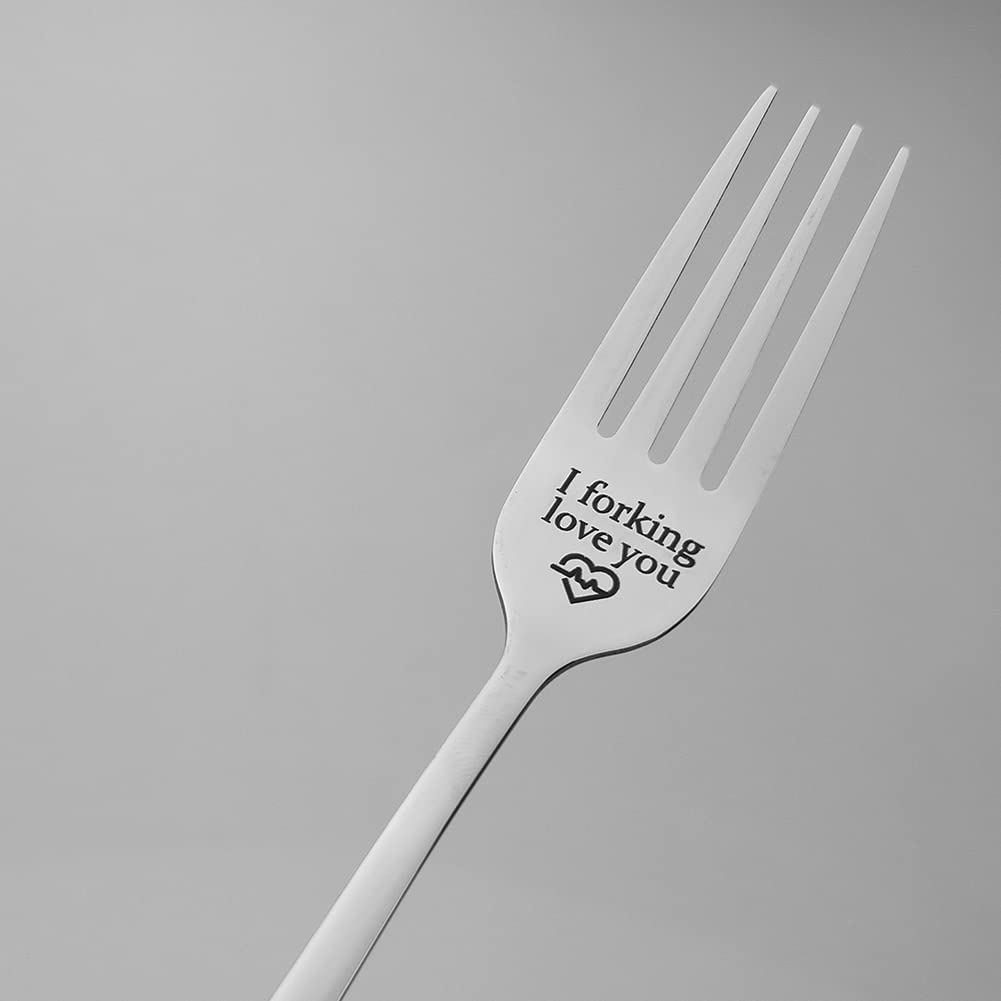 Anniversary Christmas Gifts For Husband Girlfriend From Wife Boyfriend I Forking Love You Fork Gifts For Him Her Funny Birthday