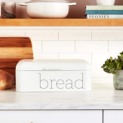 Bloomingville Metal Bread Bin, White