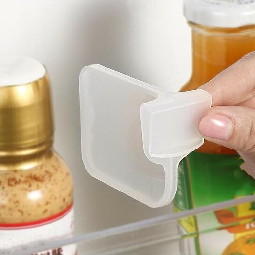 Vedhak Refrigerator Internal Drawer Shelf Divider Clip Expandable Fridge Drawers Storage Partition Clips Storage Organizer Space