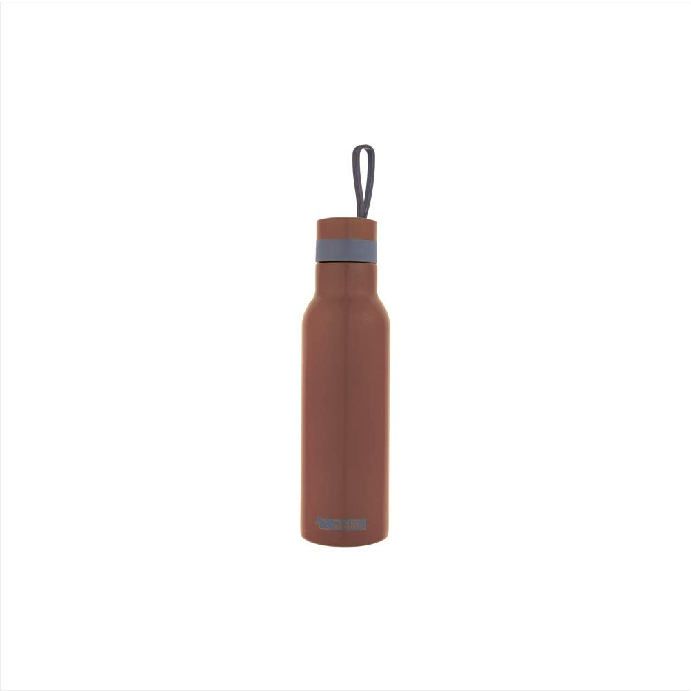 Dubblin Jewel Stainless Steel Sipper Water Bottle, Bpa Free, Sports Water Bottle (Brown 700Ml)
