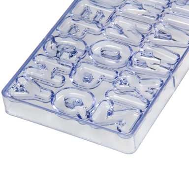 Candymake Chocolate Letters Making Mold - Professional Candy Making Molds - Bpa Free - Make Your Own Chocolate Letters At Home O