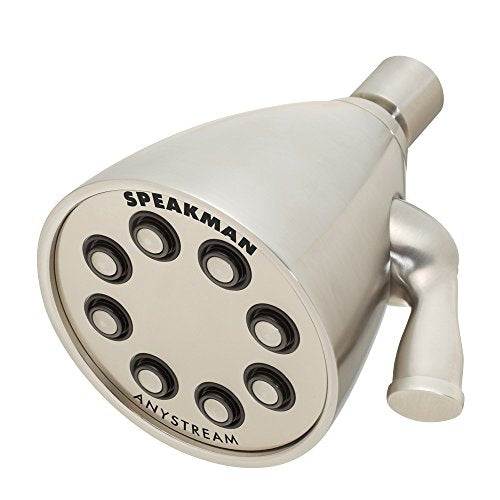 Speakman, Brushed Nickel S-2251-Bn-E175 Signature Icon Anystream Adjustable Solid Brass Shower Head, 175 Gpm