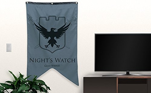 Calhoun Game Of Thrones House Sigil Wall Banner (30'' By 50'') (Night'S Watch)