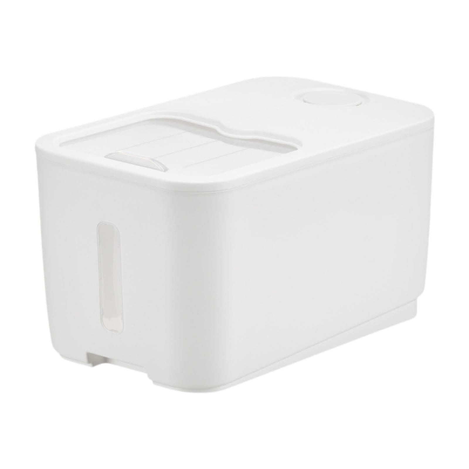 Calandis Cereal Rice Food Storage Container And Lid Cereal Dispenser Bucket Flour Bin White | Food Storage Containers | Kitchen 