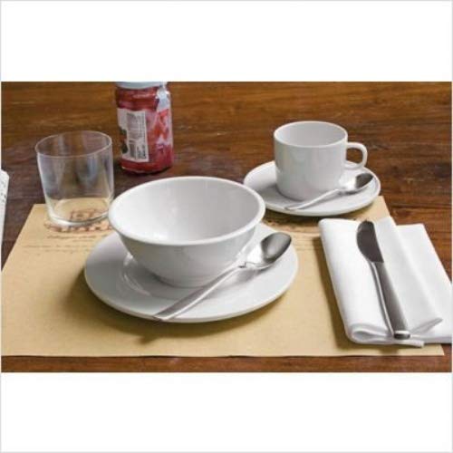 A Di Alessi 5-1/4-Inch Platebowlcup Dessert Bowl, White Porcelain, Set Of 4 -