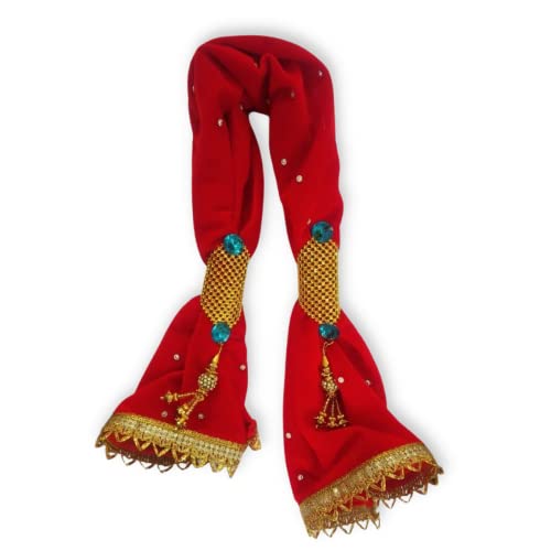 Jainkart Ganeshji Uparna/Gauri Ganpati Shela/Laxmi Decoration Accessories, Shringar, Dupatta/Chunari/Patka/Shawl/Dress/Poshak/De