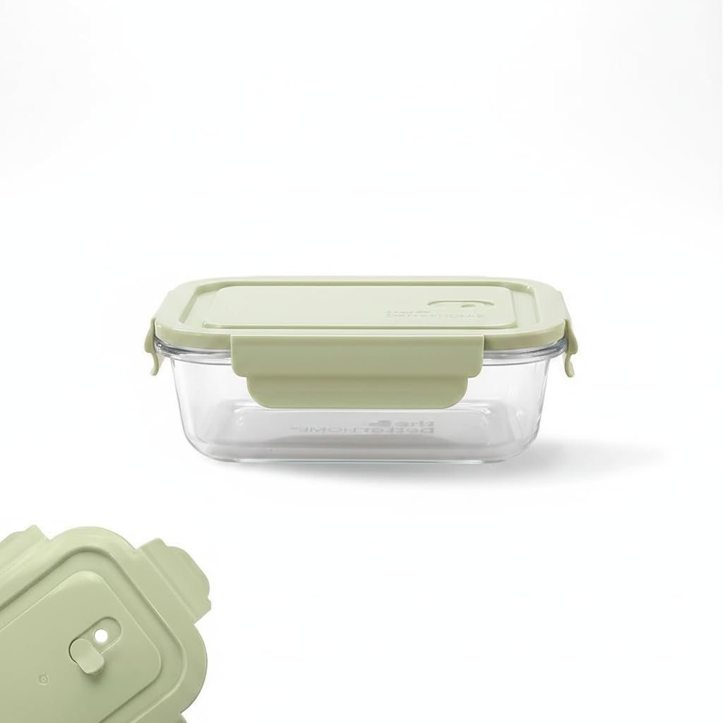 Wseyz Food Storage Container  400Ml Each|AirTight Fridge Organizer Case|Glass Box With BpaFree Locking Lids|Microwave & Freez
