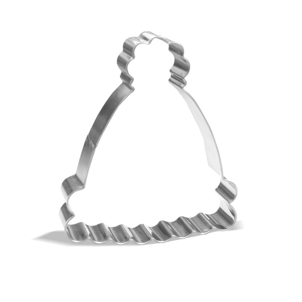 4.1 Inch Winter Hat Cookie Cutter - Stainless Steel
