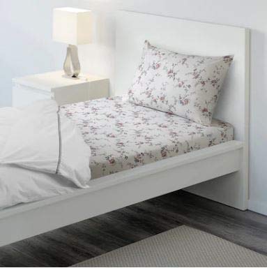 Ledieu Stenort Flat Sheet And Pillowcase ;Flower ;150X260/50X80Cm (59X102/20X32 Inch)