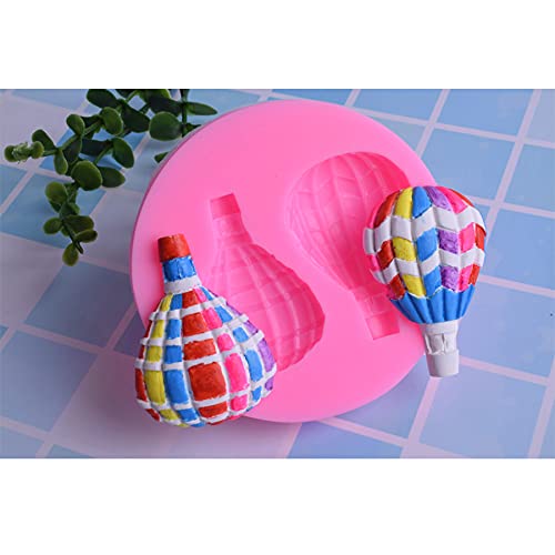 Cestony 3Pcs/Set Hot Air Balloon Fondant Silicone Molds For Diy Baby Shower Cake Fondant Biscuit Cookies Soap Sugar Pudding Choc
