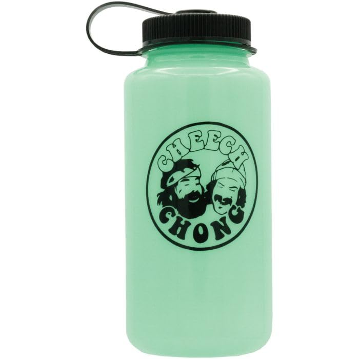 Nalgene 32 oz Wide Mouth Water Bottle | BPA-Free, Durable & Leak Proof, Cheech & Chong