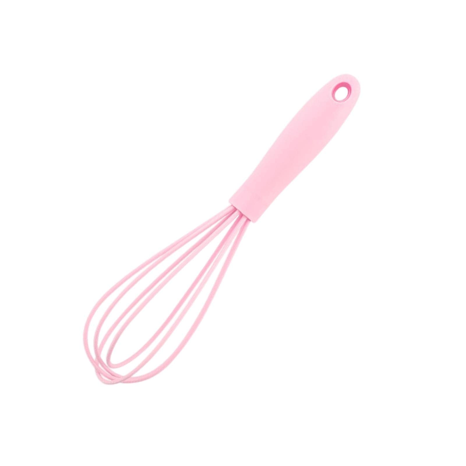Ecomistiq Silicone Whisk Kitchen Utensil Non Scratch Mixer Egg Beater Frothing Pink | Pottery Tools & Sets Ceramics Sculpting, M