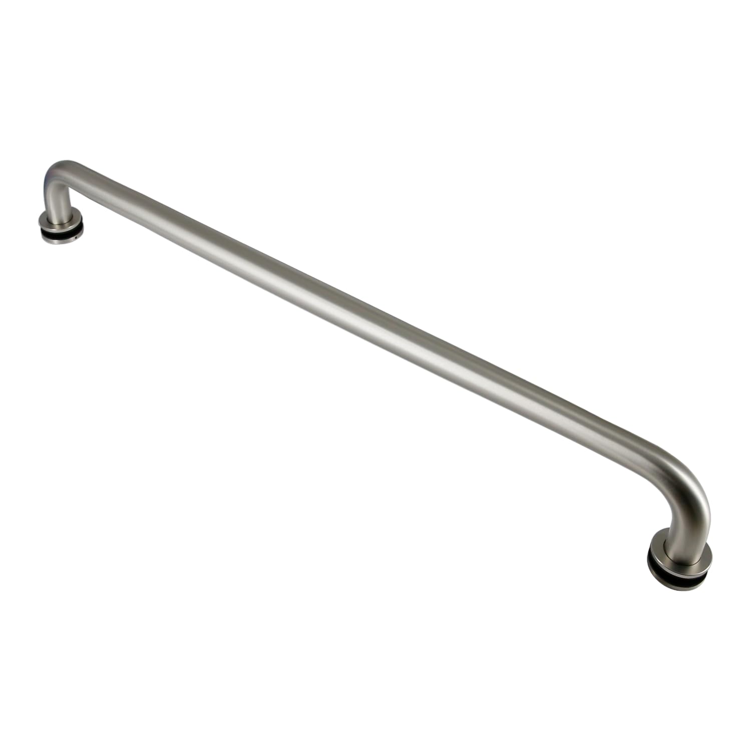 Top Hardware Stainless Steel 304 Grade 24 inch Shower Glass Door Single Side Round Shape Towel Bar for 1/4~3/4 Thickness Glass (