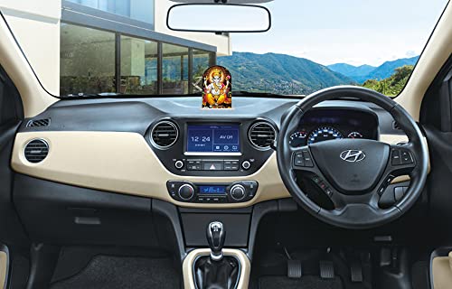 Autoeasy Ganesh Idol For Car Dashboard Murti Ganesh Idol For Home Ganeshji Gift Item & Statue For Bhagwan Temple/Pooja/Home Deco