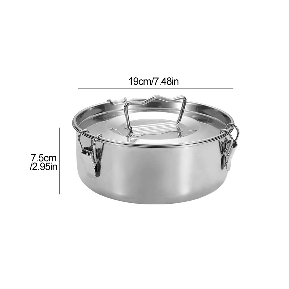 Tookie Flan Mold, Portable Flan Pan Flanera Mold, Food-Grade Stainless Steel Large Capacity Round Cake Baking Flan Maker With Li
