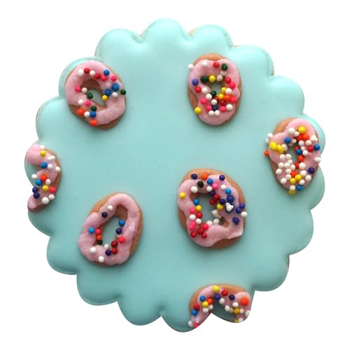R&M Fluted Round 3.5'' Cookie Cutter In Durable, Economical, Tinplated Steel