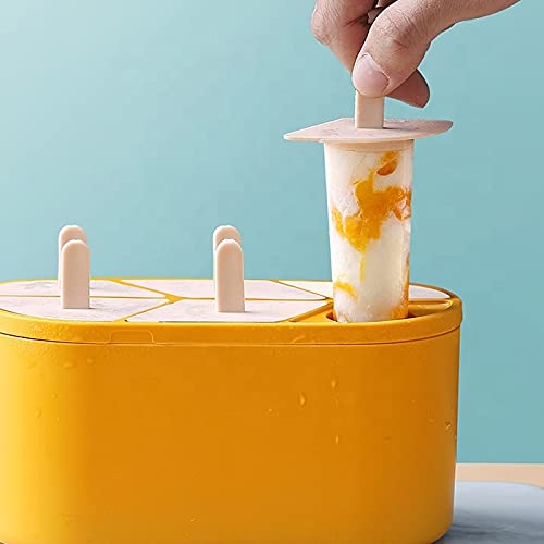 Premium Bpa Free Popsicle Moulds, 6 Pieces Ice Pop Mold - Reusable Easy Release Small Ice Pop Maker Molds (Great For Babies, Tod