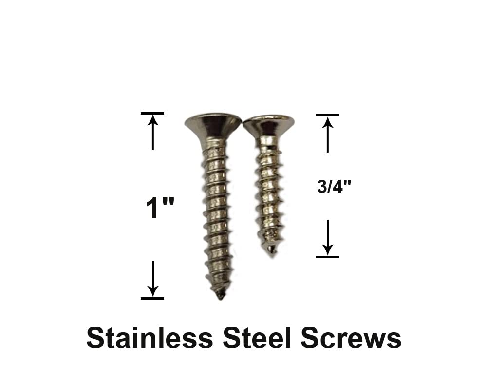 Qcaa Extra Heavy Duty Premium Solid Brass Closet Pole Socket Set, 1-1/2 Inch, With Stainless Screws, Polish Brass Lacquered, 2 P