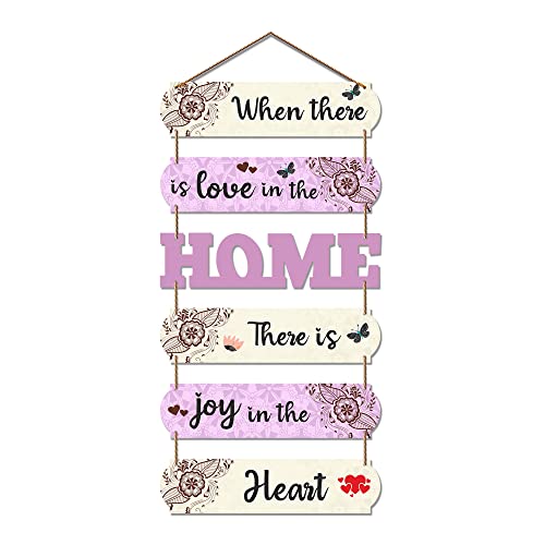 Artvibes Home Quote Decorative MDF Wooden Wall Hanging for Living Room | Bedroom | Gifts | Wall Hanger for Home Decoration | Mod