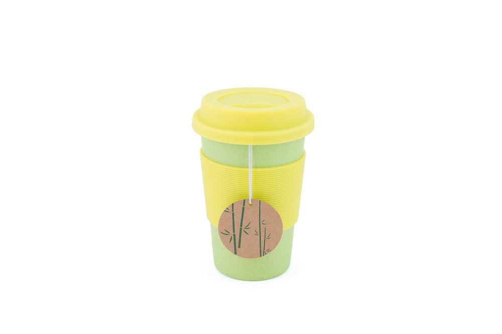 Peterson Housewares Bamboo Fiber Eco Cup, 16 Oz, Green