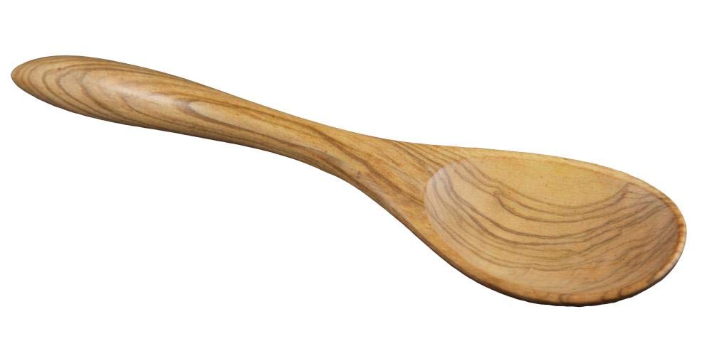 Berard French Olive Wood 13-Inch Handcrafted Wood Spoon, Terra Collection