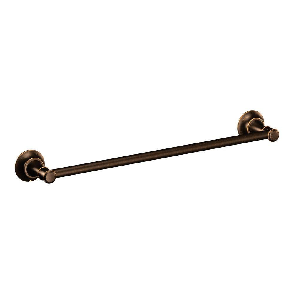 Moen Dn7918Brb Ashville 18-Inch Towel Bar, Mediterranean Bronze