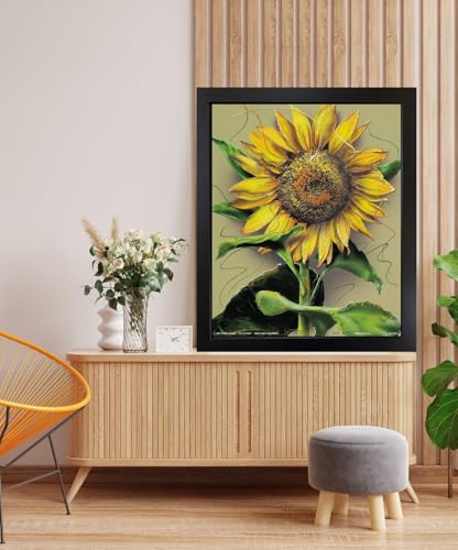 Sunflower Flower Floral Wall Decor Art Print Poster (16X20)