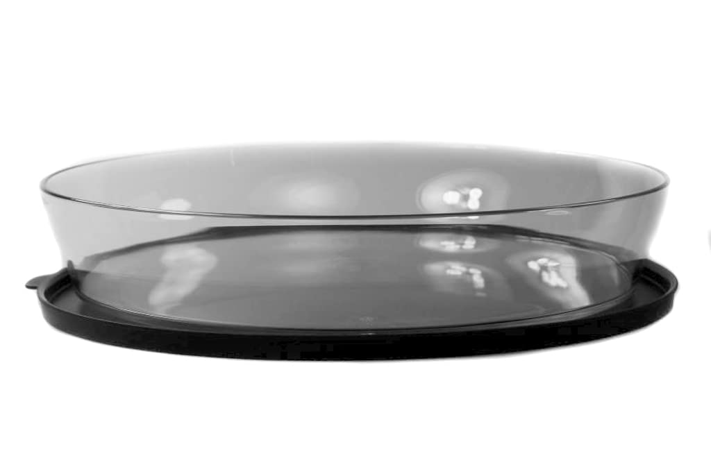 Tupperware Clear Collection Classic Royal Tafelperle Bowl 2.0 L Flat Black