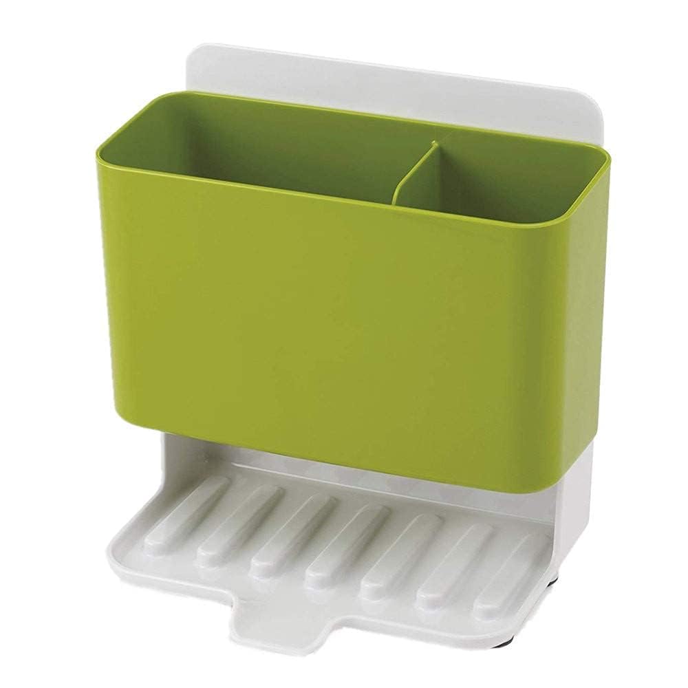 Adrohai Sponge Holder For Kitchen Sink Caddy Organizer Countertops And Walls Soap Tray Dish Drainer Tray Sink Tray Drainer Dish 