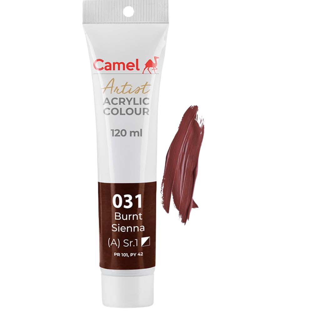 Camel Artist Acrylic Color 120Ml Tube (Burnt Sienna 031 S-1)