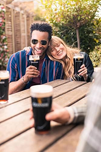 Guinness Draught 20oz Pint Glass (Pack of 4)