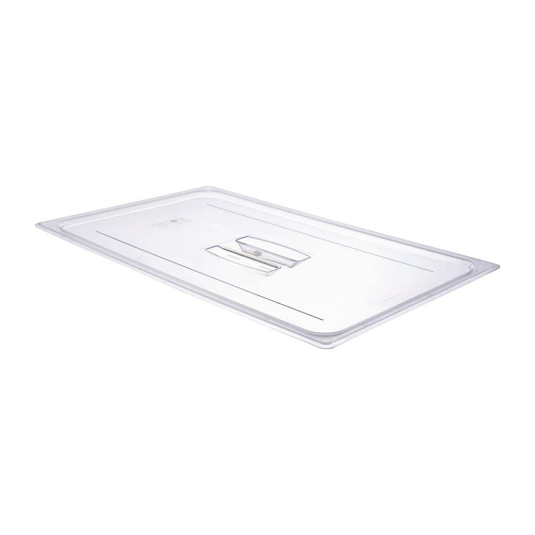 Cambro Camwear Food Pan Lid 1/1 Cover With Handle, Clear