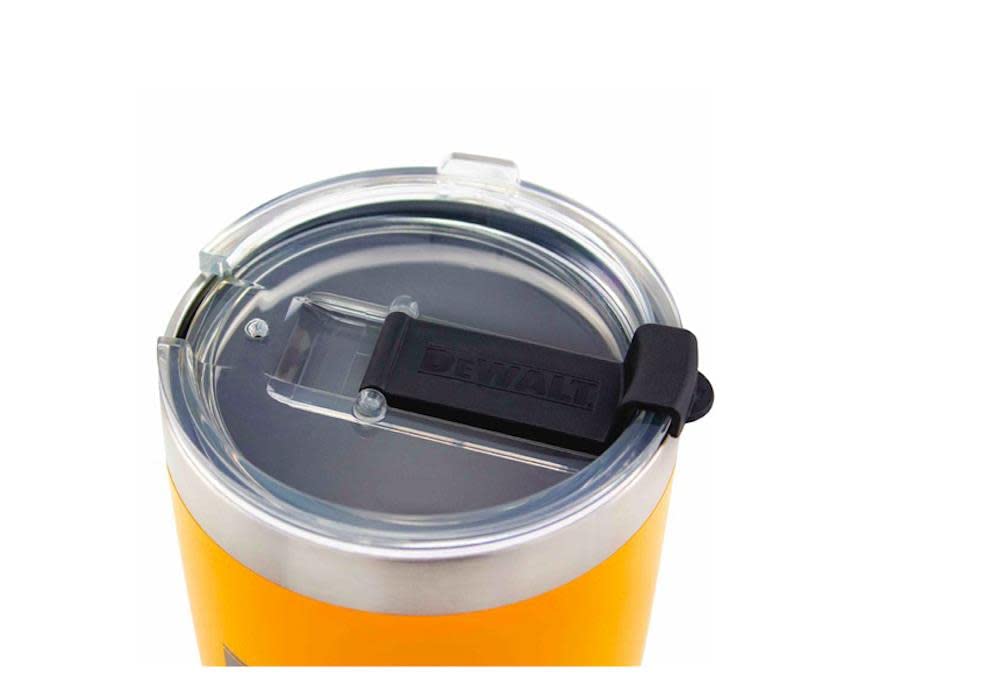 Dewalt Stainless Steel Tumbler, Yellow, 20 Ounce