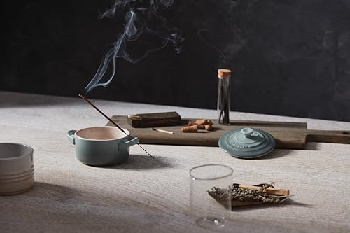 Le Creuset Stoneware Mini Round Cocotte With Lid, 8 Oz., Sea Salt