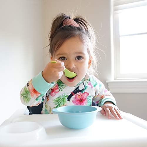 Goobie Baby Bamboo Snack Bowls For Kids, Set Of 4 Stackable Dinnerware For Toddlers :: Non Toxic Eco Friendly Reusable Dishes :