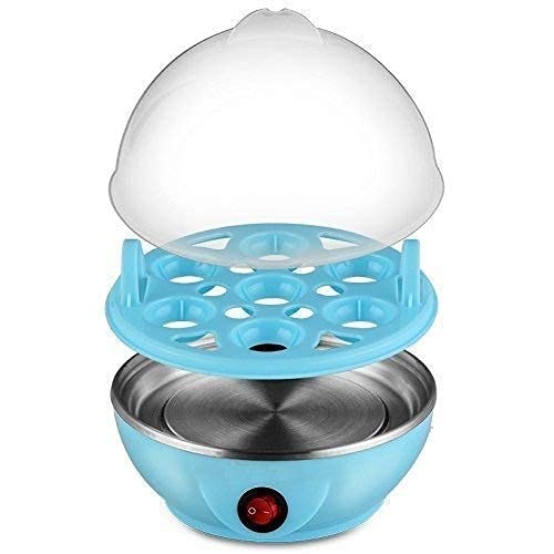 Teblite Plastic Egg Boiler Electric Automatic Off 7 Egg Poacher For Steaming,Cooking Also Boiling&Frying (Multicolor)