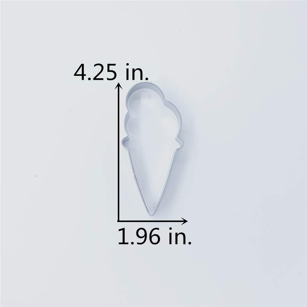 Liliao Ice Cream Cookie Cutter - 2 X 4.2 Inches - Stainless Steel