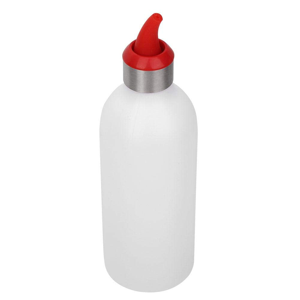 Topincn 1Pcs 450Ml Condiment Squeeze Seasoning Bottle For Sauce, Paint, Oil,Condiments,Salad Dressings-Food Grade & Reusable(Red