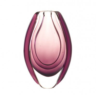 Home Locomotion Wild Orchid Art Glass Vase