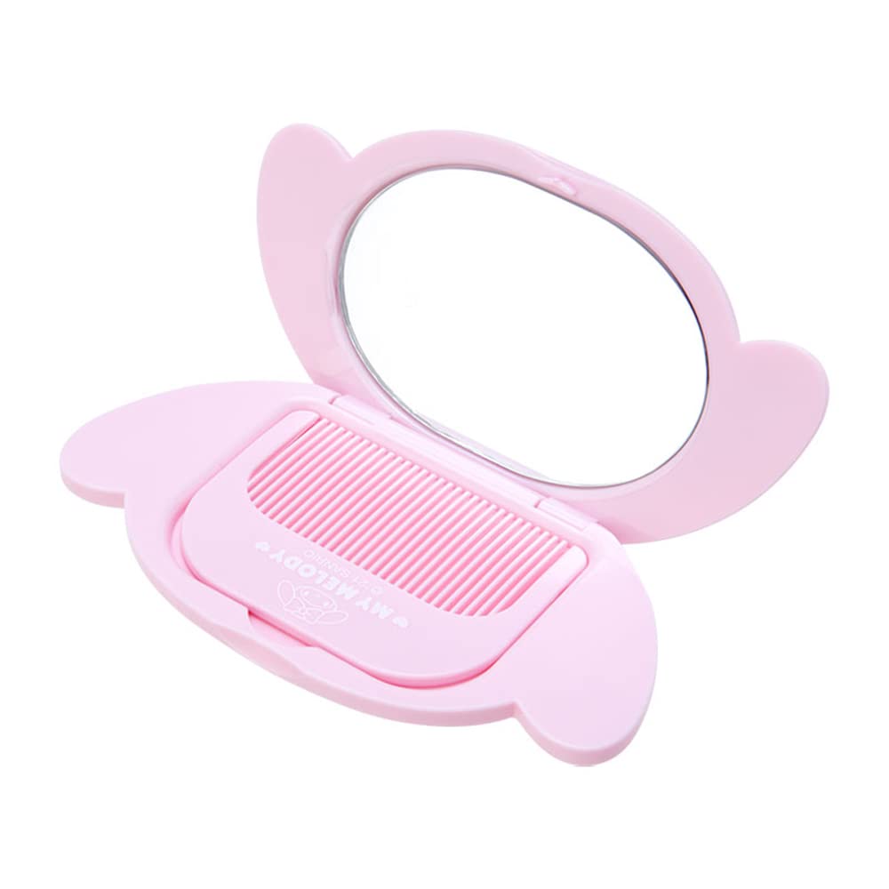 Sanrio My Melody Face Mirror & Comb Set 962546 Pink|White
