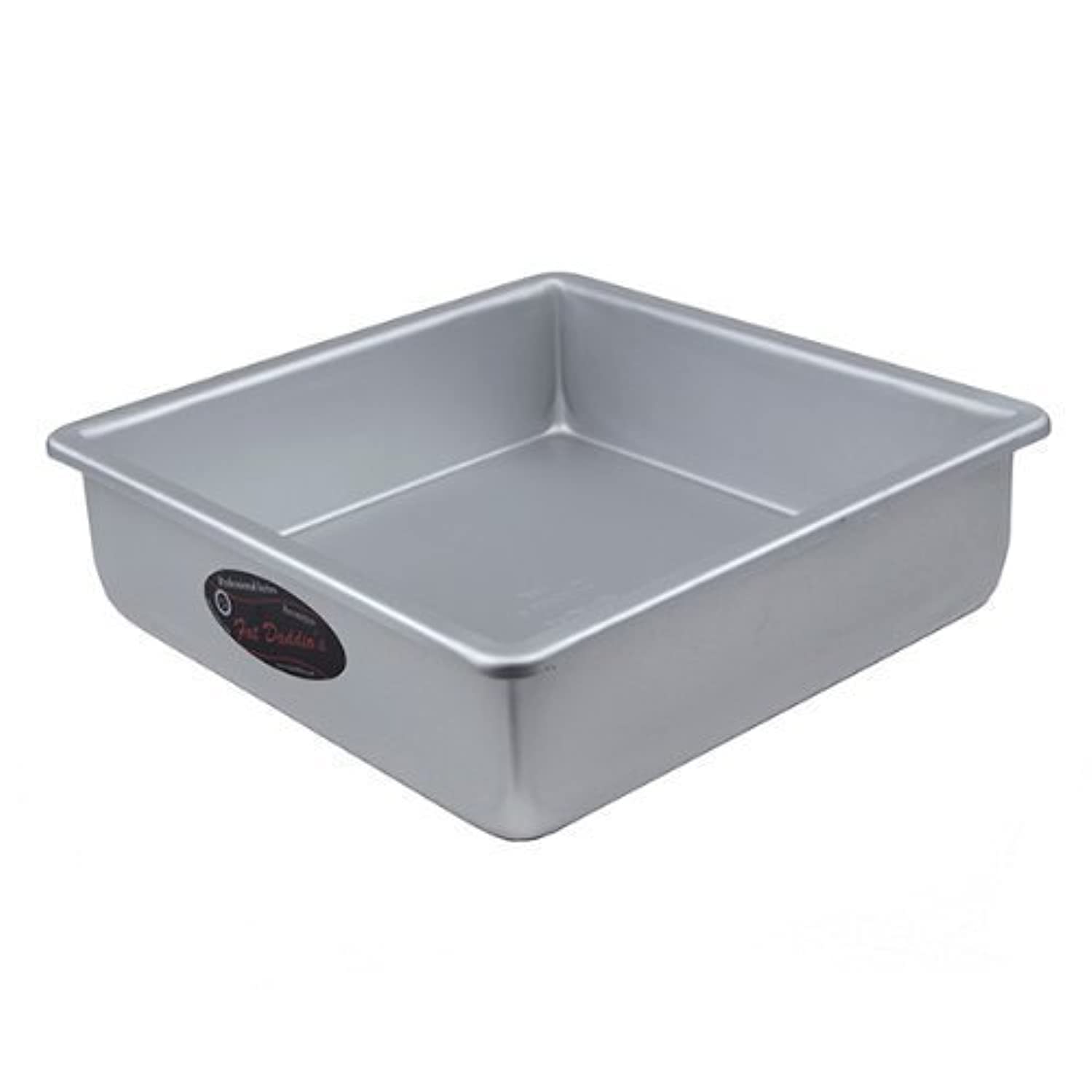 Fat Daddio'S Square Cake Pan Solid Bottom 10''X10''X3''