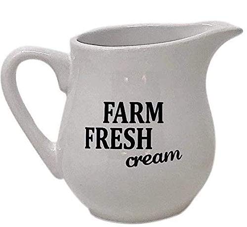 Set Sugar Bowl And Cream Server Holder Ceramic Black & White Farmhouse Table Kitchen Decor