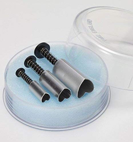 Pme Plunger Cutters, Heart Shape, 3-Pack
