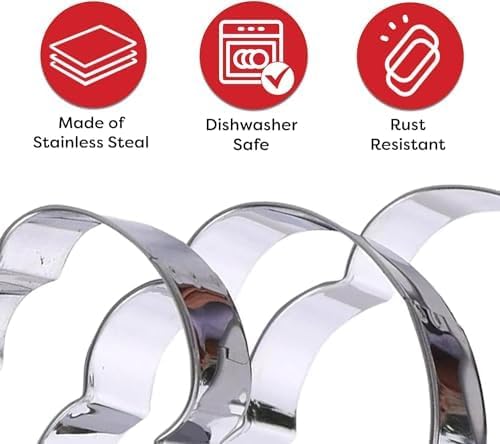 Christmas Stocking Cookie Cutter, Premium Food-Grade Stainless Steel, Dishwasher Safe